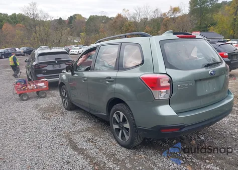 2017 Subaru Forester 2.5I from USA, damaged, VIN JF2SJABC0HH494927